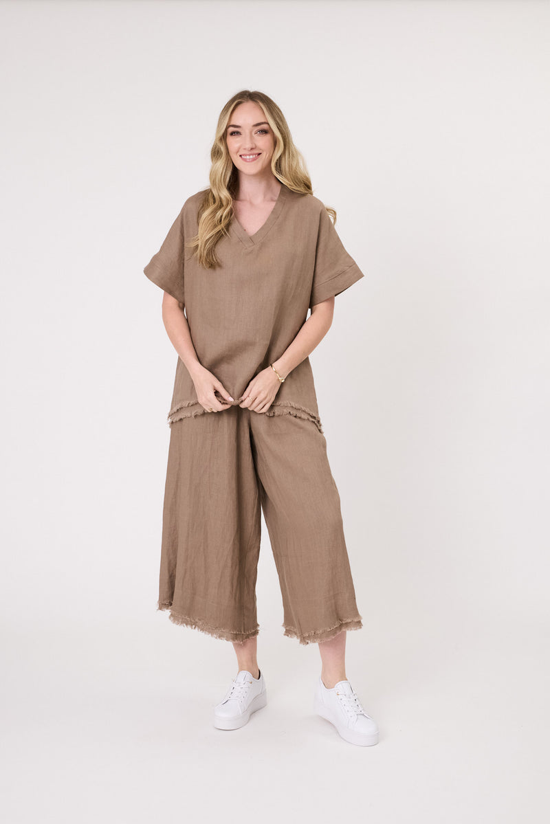 Lemon Tree Carola Top - Mocha