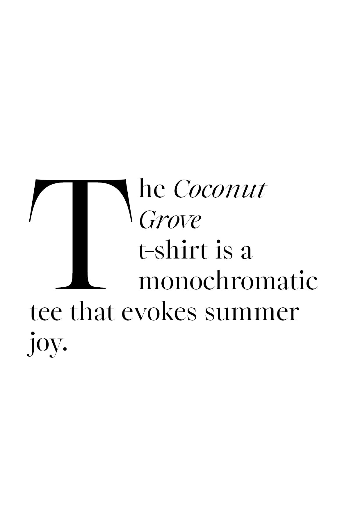 Coop Coconut Grove Tee - Black