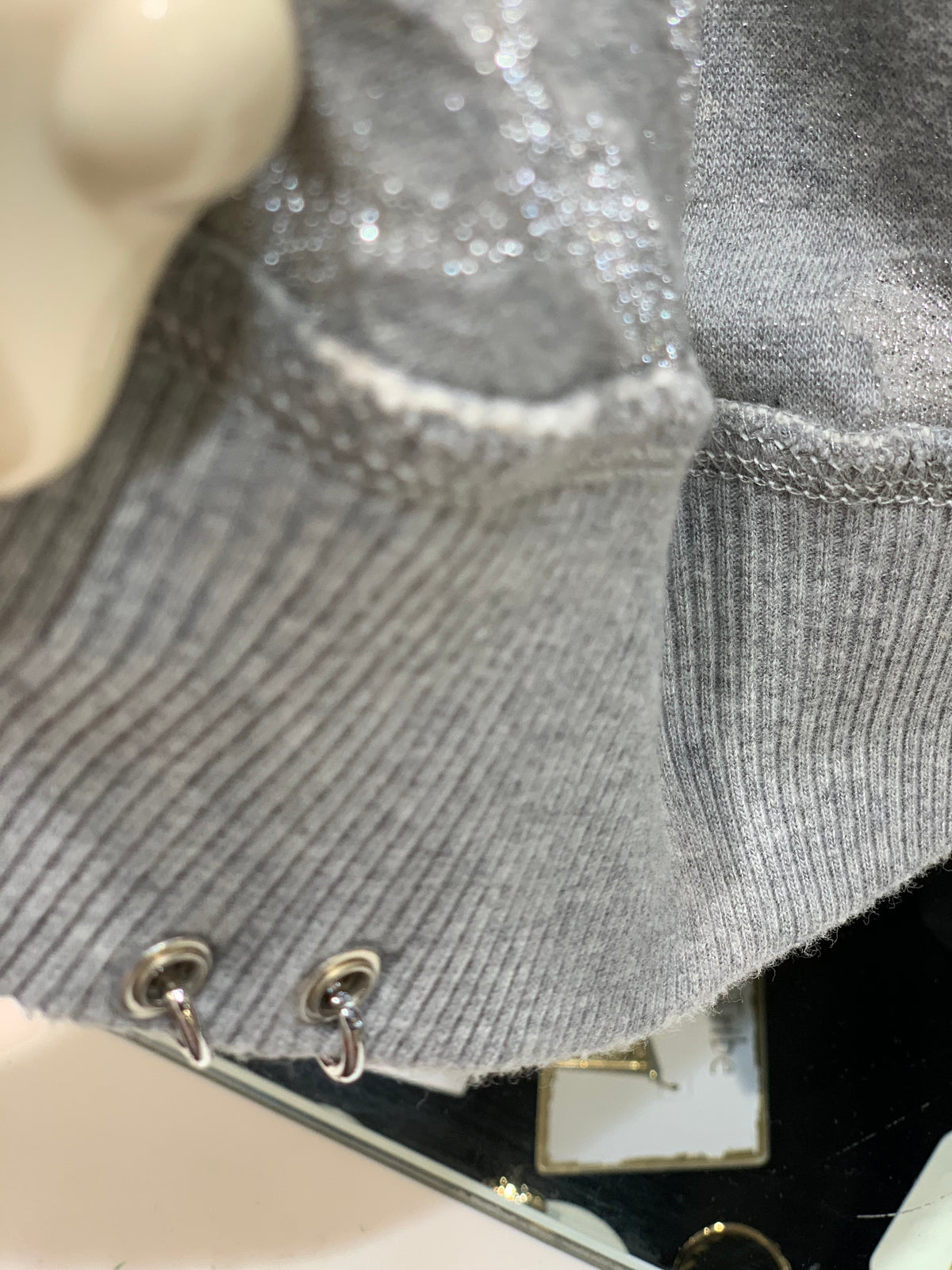 Diesel F Felpa Sweatshirt - Silver