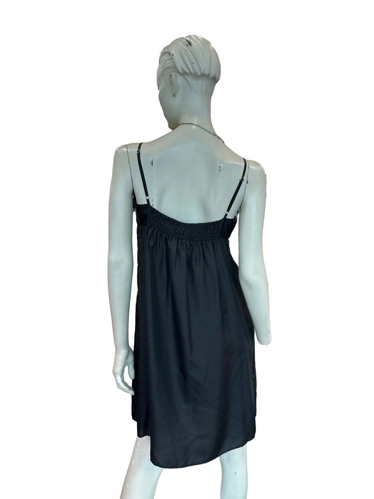 Loobie's Story Silk Slip Dress - Black