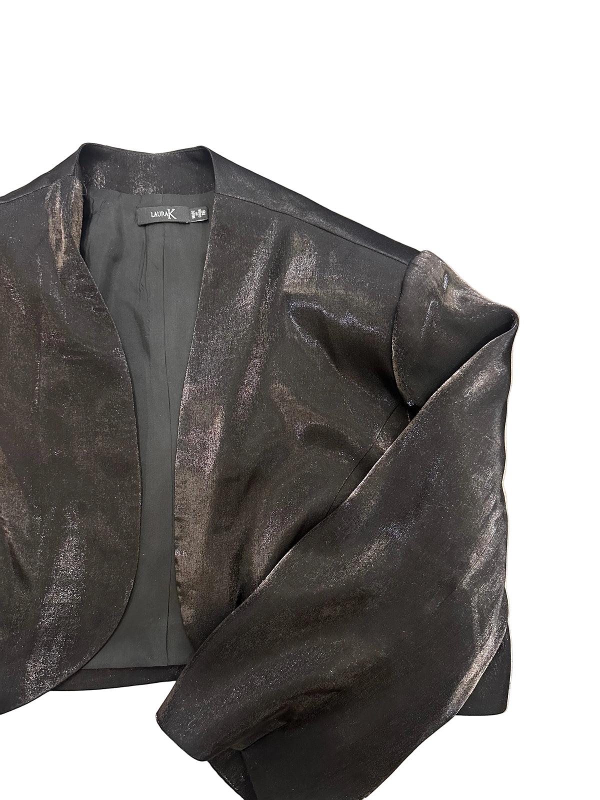 Mr K Iridescent Bolero - Black