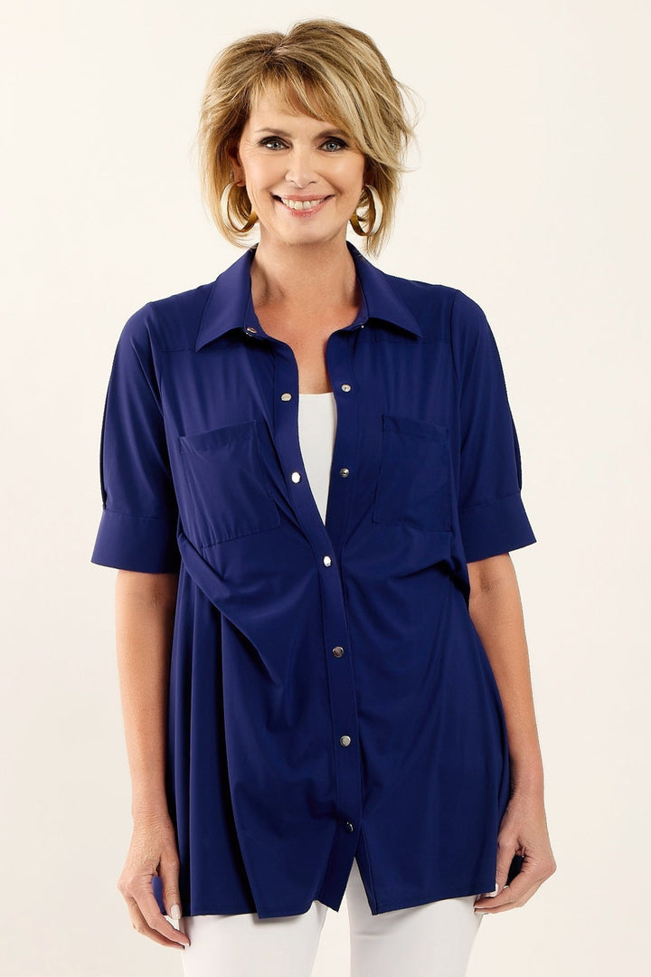 Paula Ryan Tuck Swing Shirt