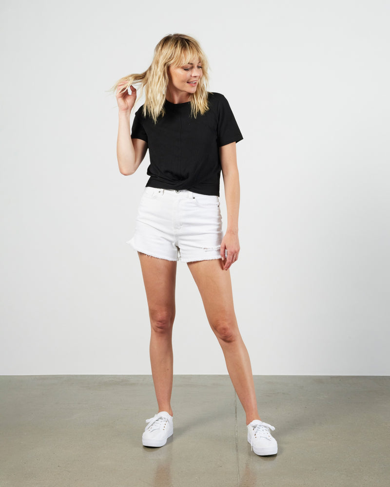 Et Alia Twist Tee - Black