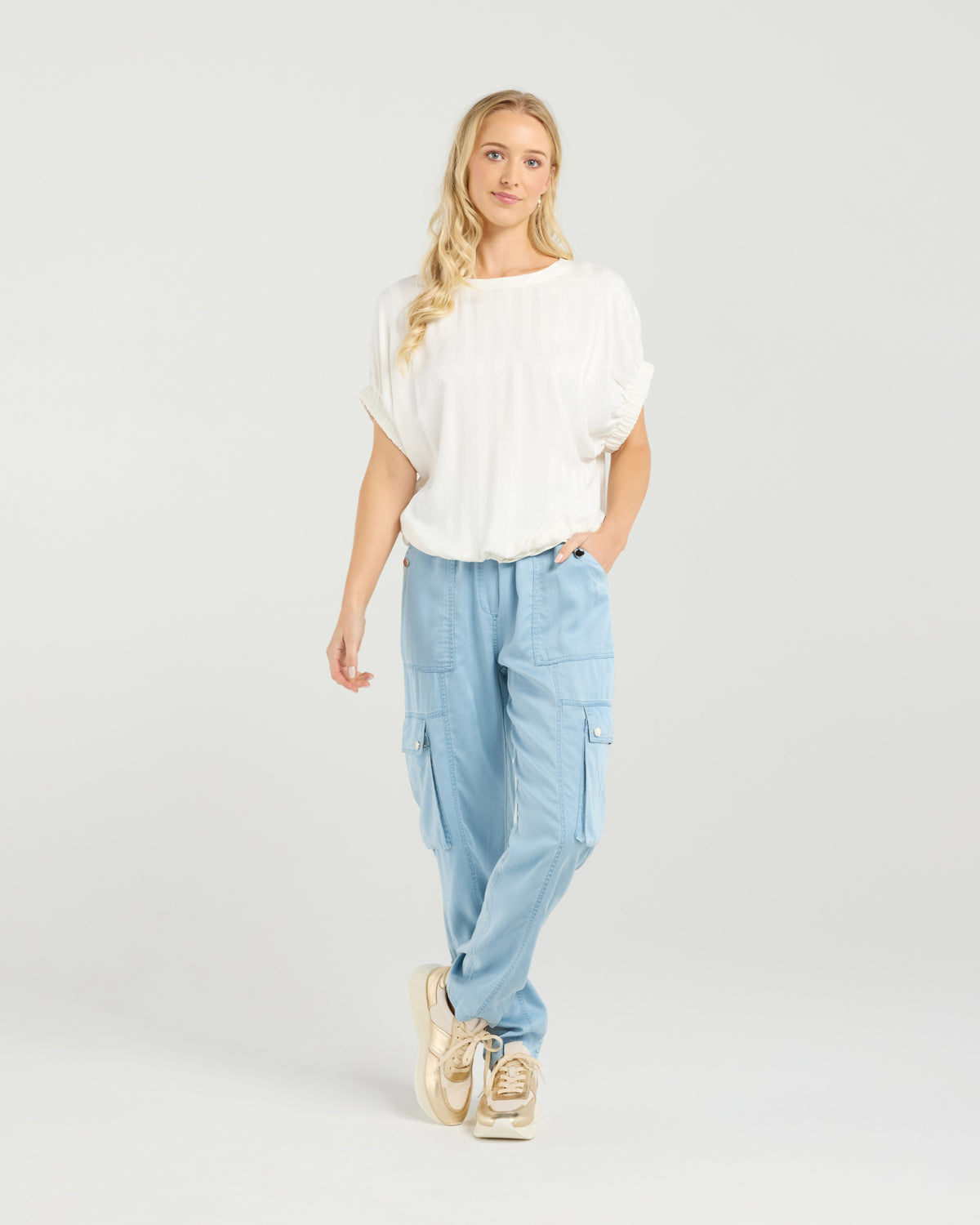 Et Alia Harlee Top - Opal Sheen