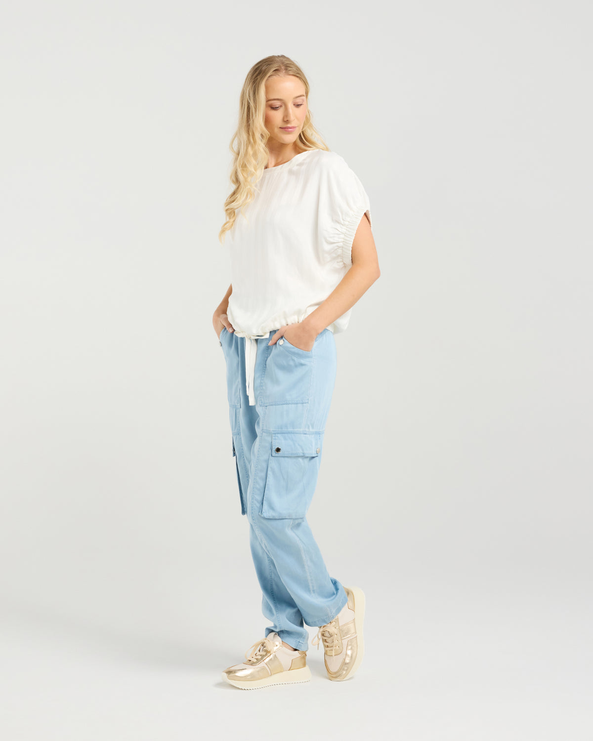 Et Alia Harlee Top - Opal Sheen