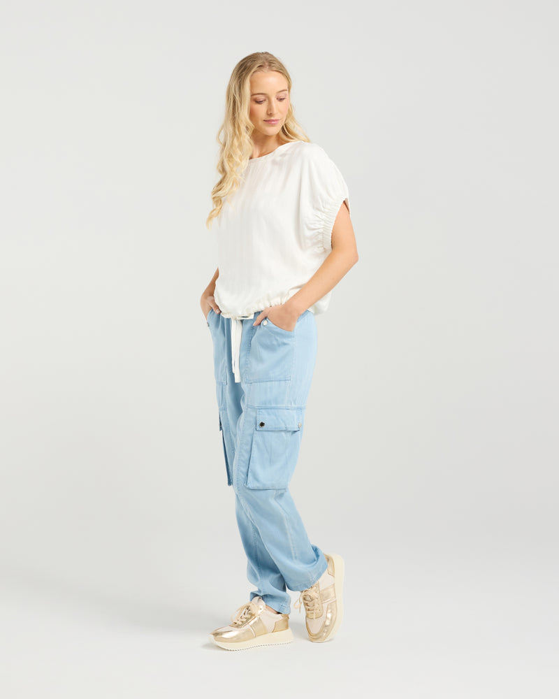 Et Alia Harlee Top - Opal Sheen