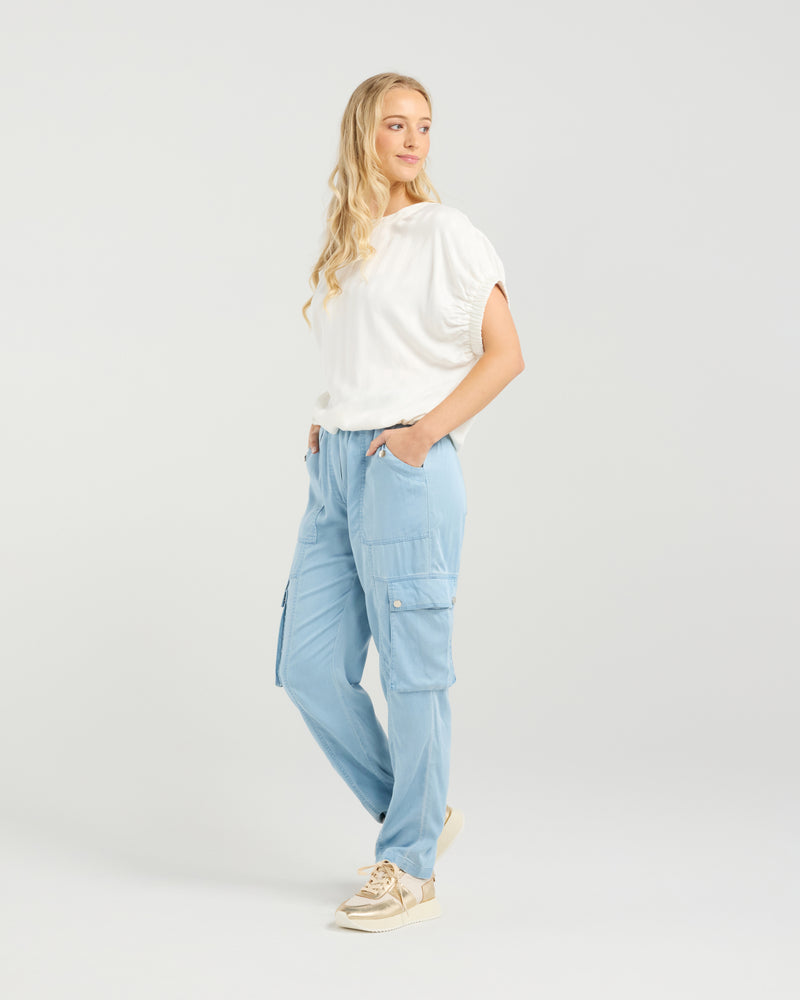 Et Alia Harlee Top - Opal Sheen