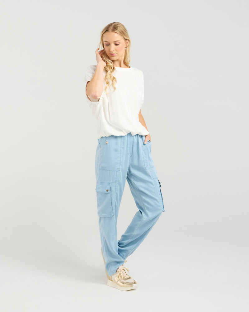 Et Alia Harlee Top - Opal Sheen