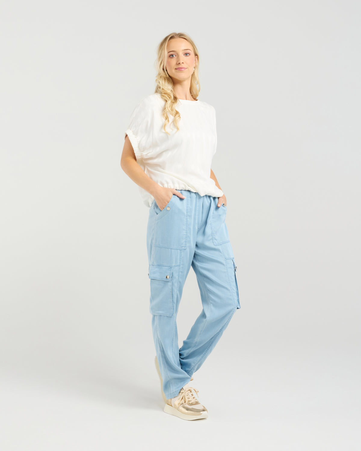 Et Alia Harlee Top - Opal Sheen