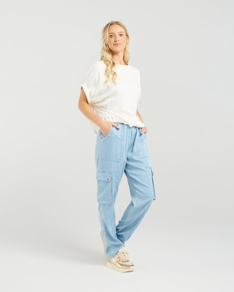 Et Alia Harlee Top - Opal Sheen