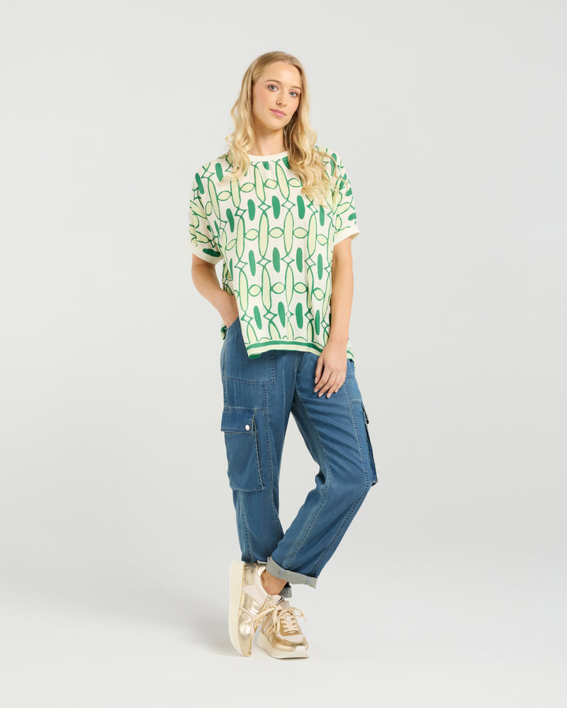 Et Alia Brea Top - Painted Grove