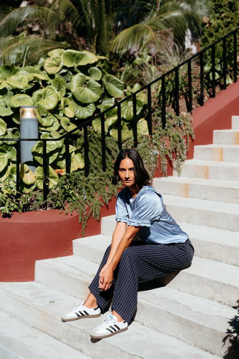 Et Alia Florence Top - Cornflower