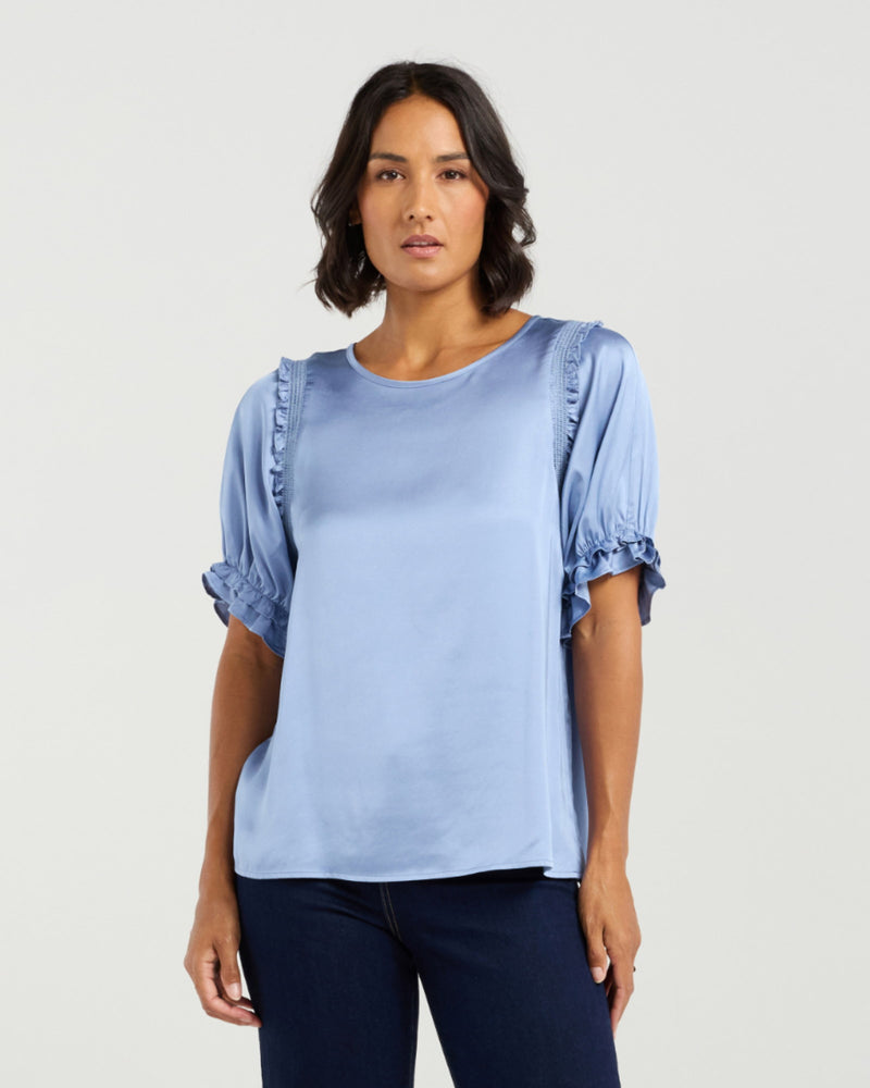 Et Alia Florence Top - Cornflower