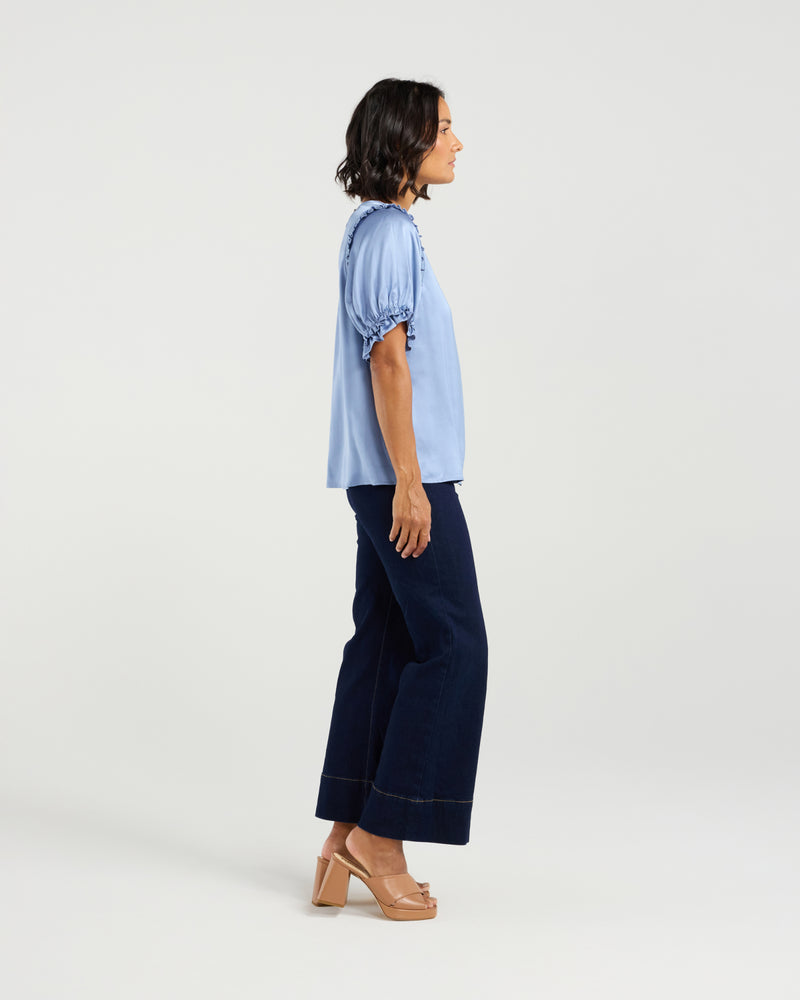 Et Alia Florence Top - Cornflower