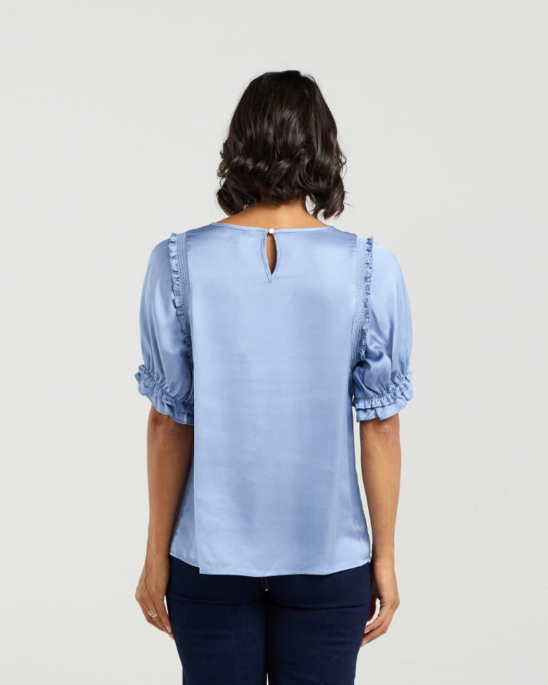 Et Alia Florence Top - Cornflower