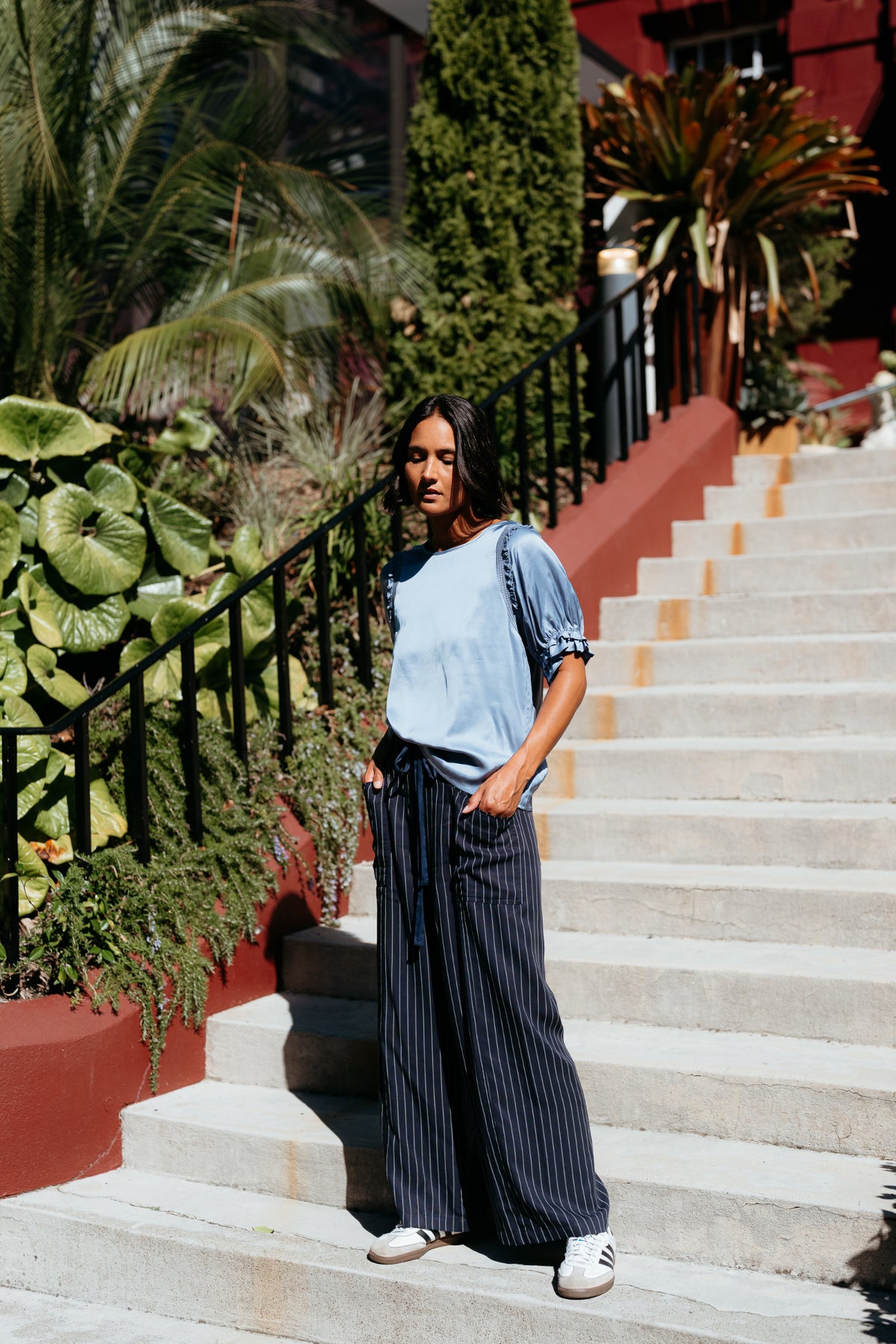 Et Alia Florence Top - Cornflower