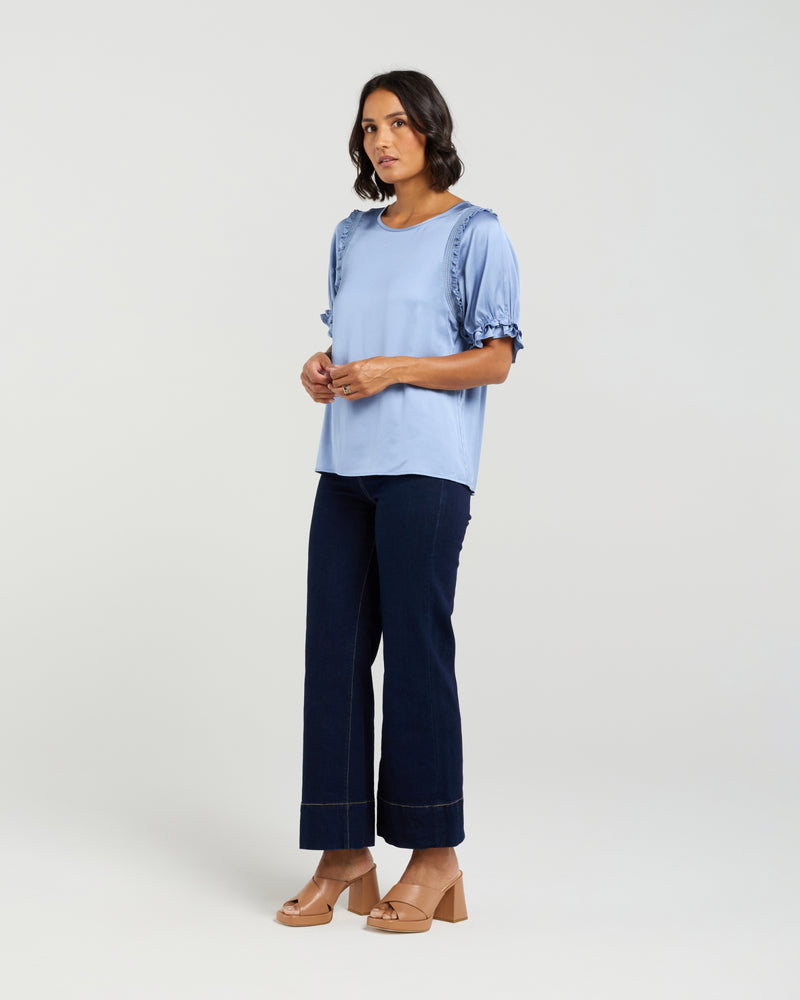 Et Alia Florence Top - Cornflower