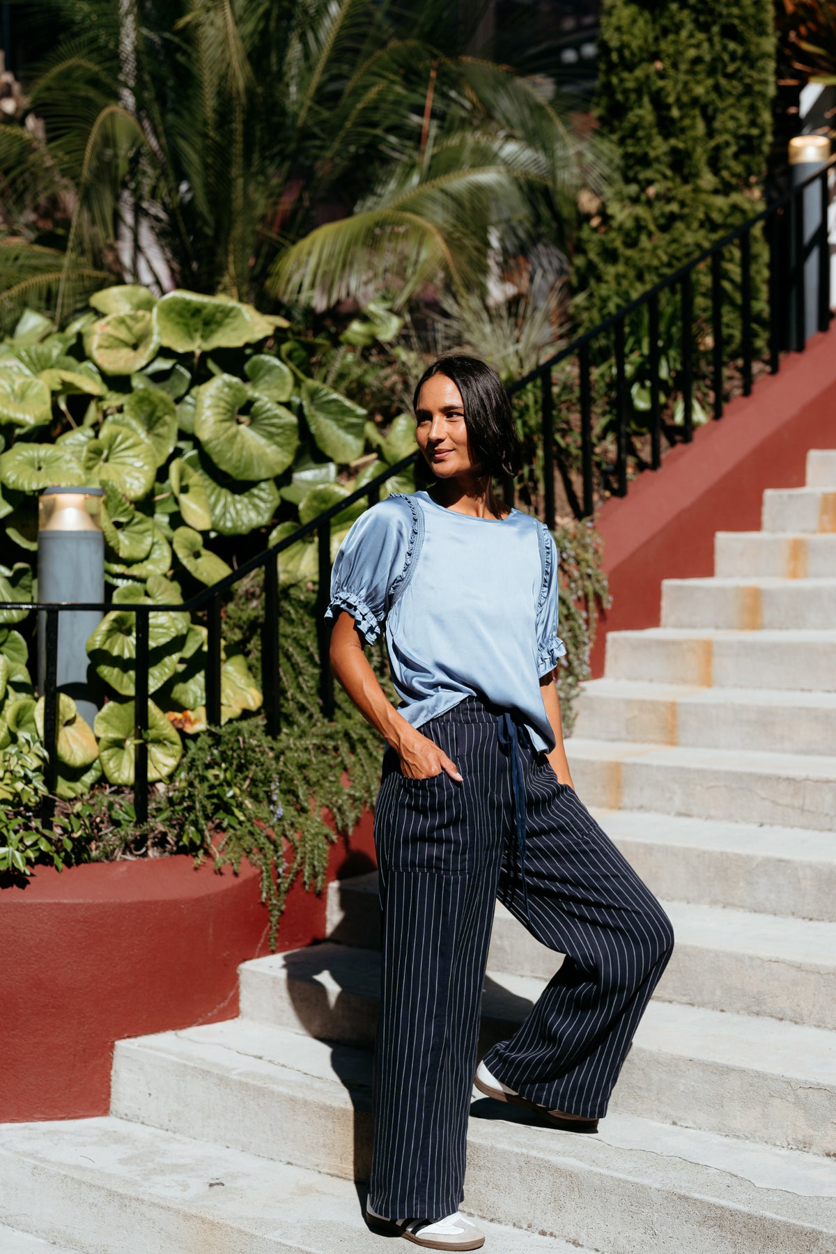 Et Alia Florence Top - Cornflower