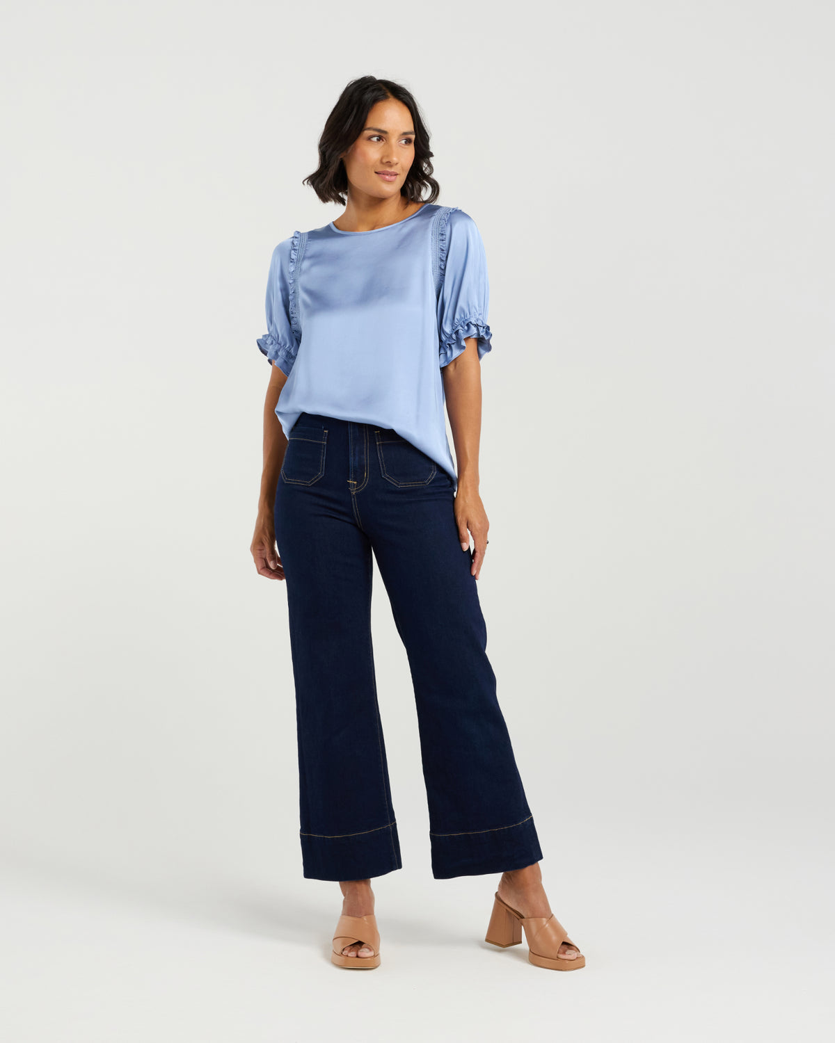 Et Alia Florence Top - Cornflower