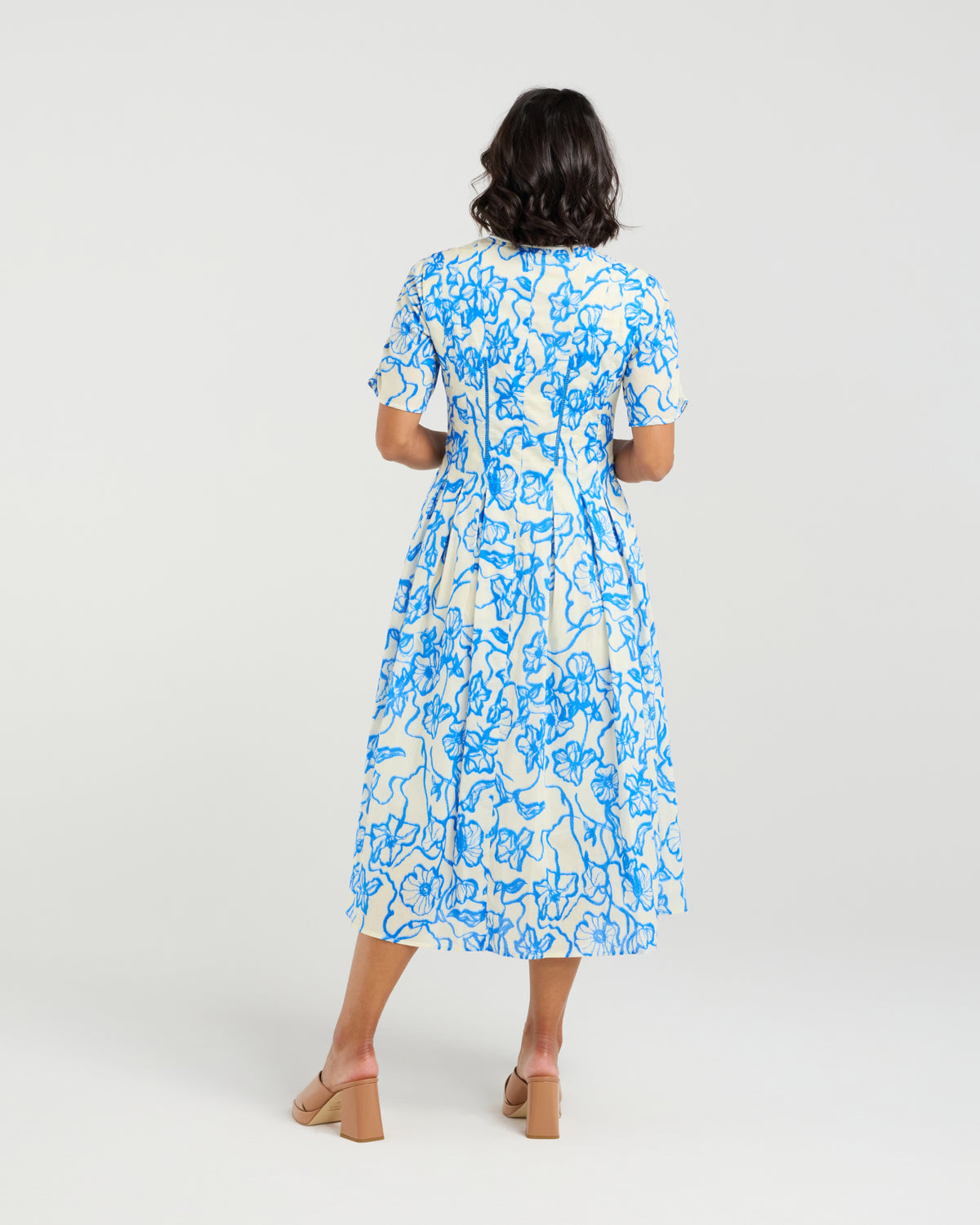 Et Alia Vera Dress  - Flowerbomb Blue
