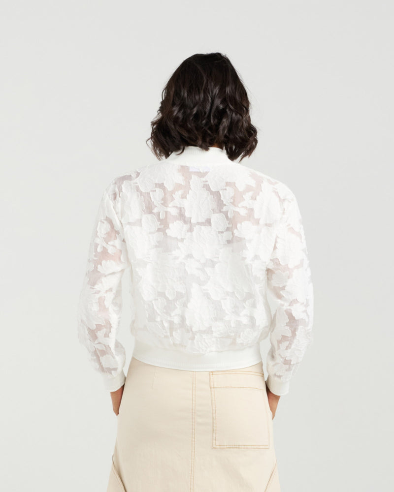 Et Alia Skylar Bomber - Ivory Florals