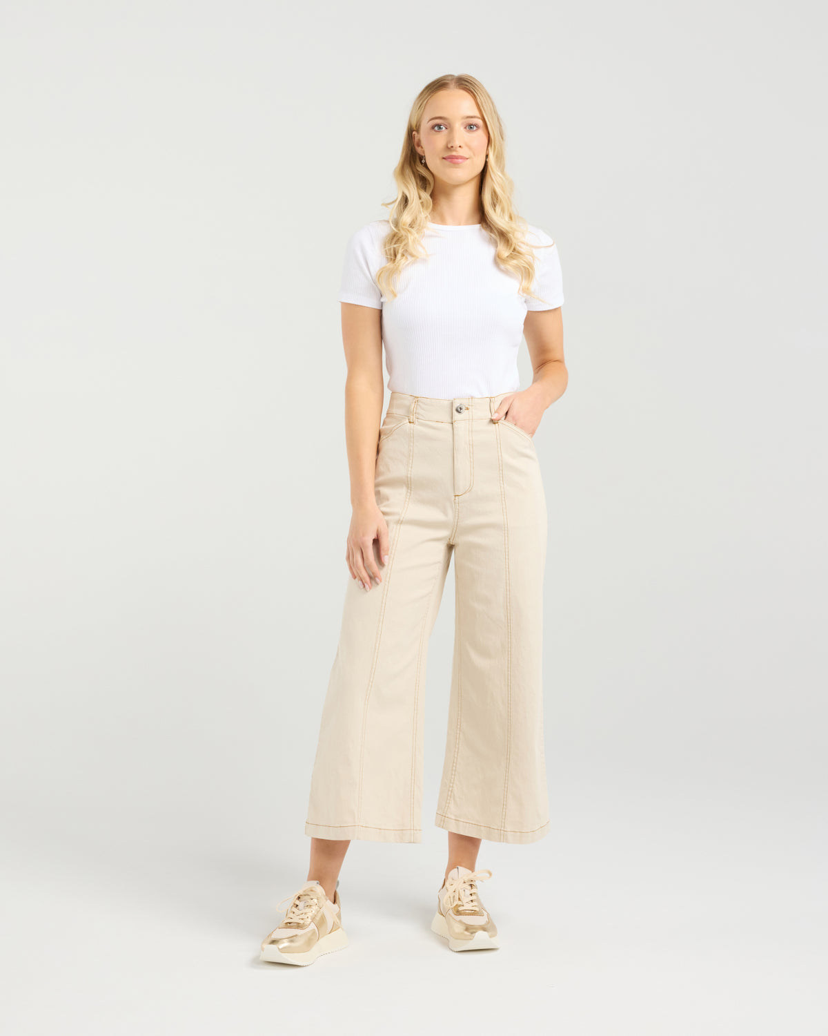 Et Alia Maya Pant - Buttercream