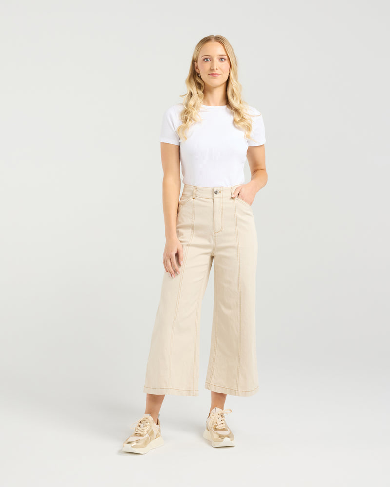 Et Alia Maya Pant - Buttercream