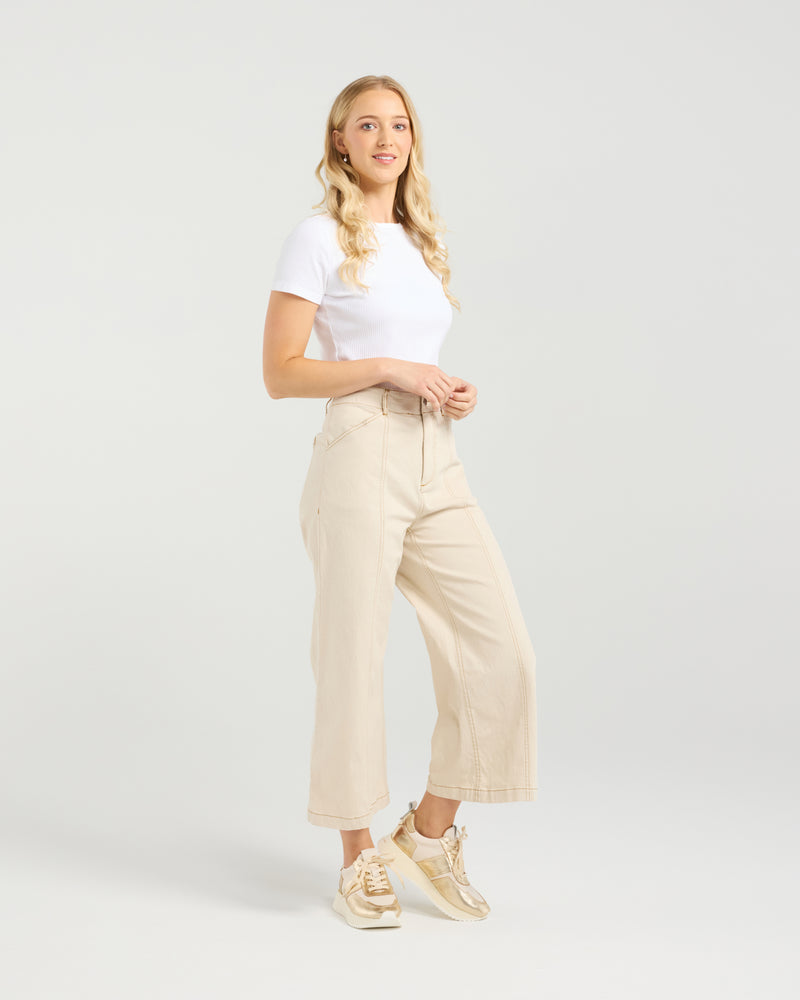 Et Alia Maya Pant - Buttercream