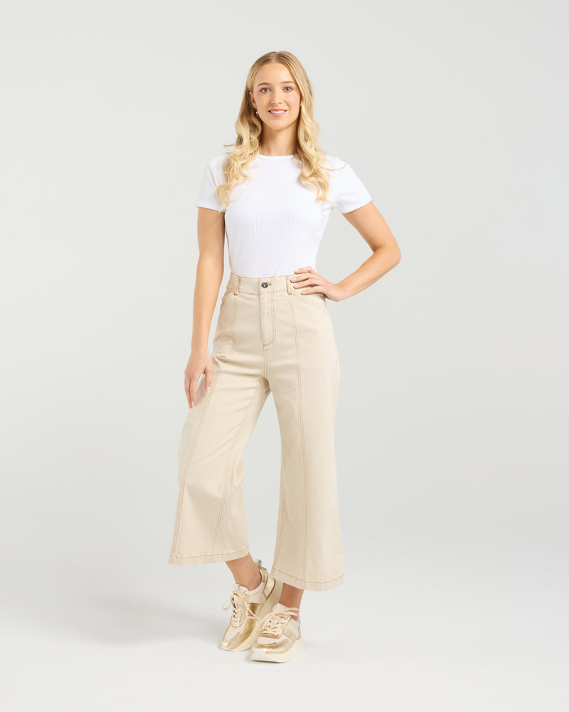 Et Alia Maya Pant - Buttercream