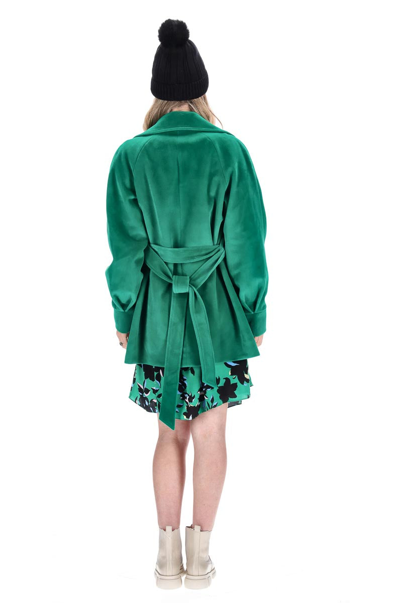 Charlo Ella Coat Green