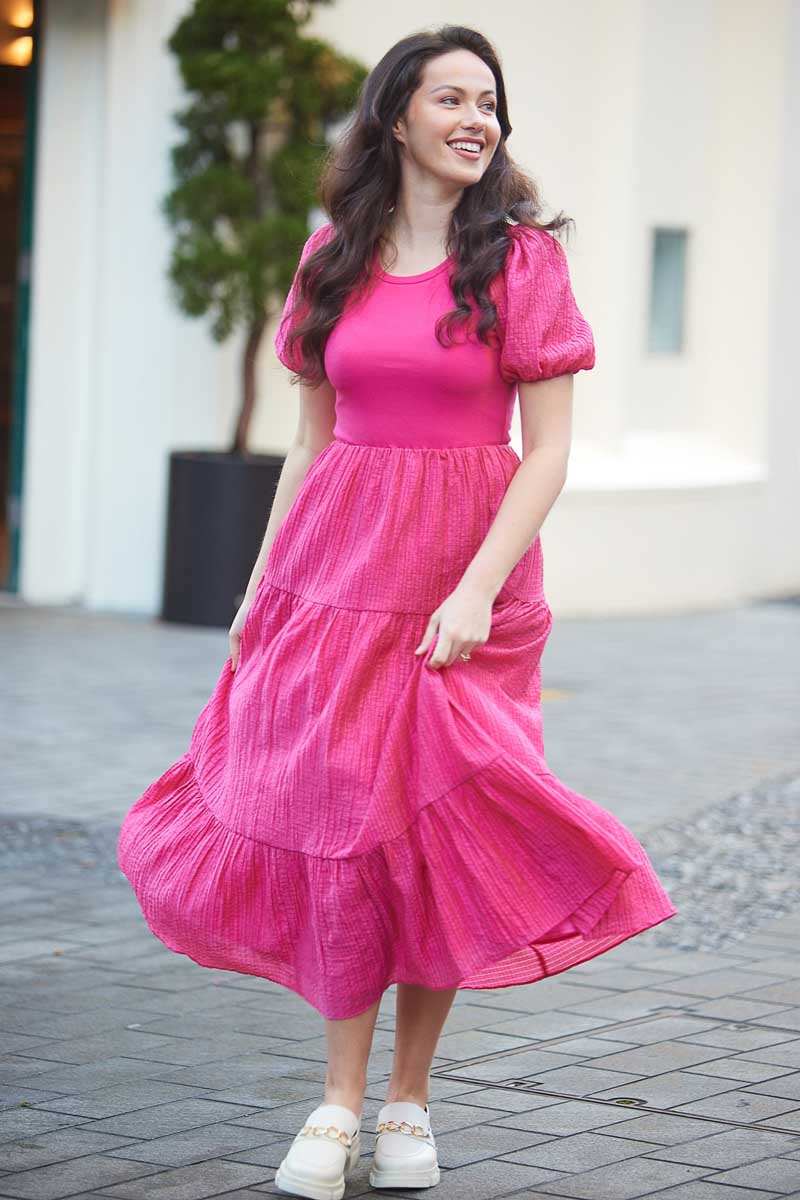 Charlo Eme Maxi Dress Pink