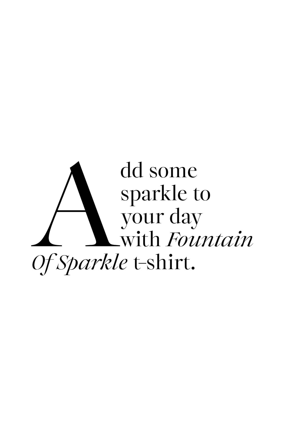 COOP Fountain of Sparkle T-Shirt
