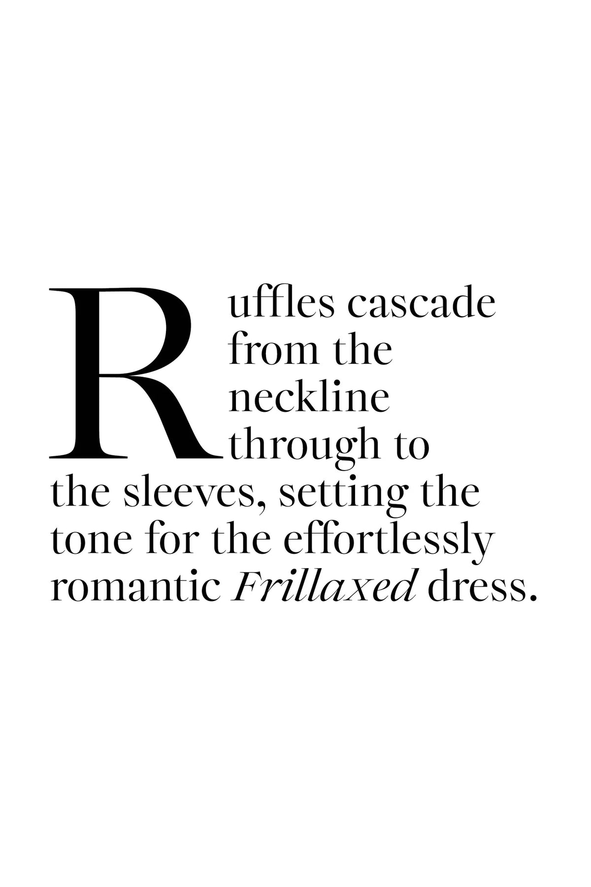 COOP Frillaxed Dress- Cherry