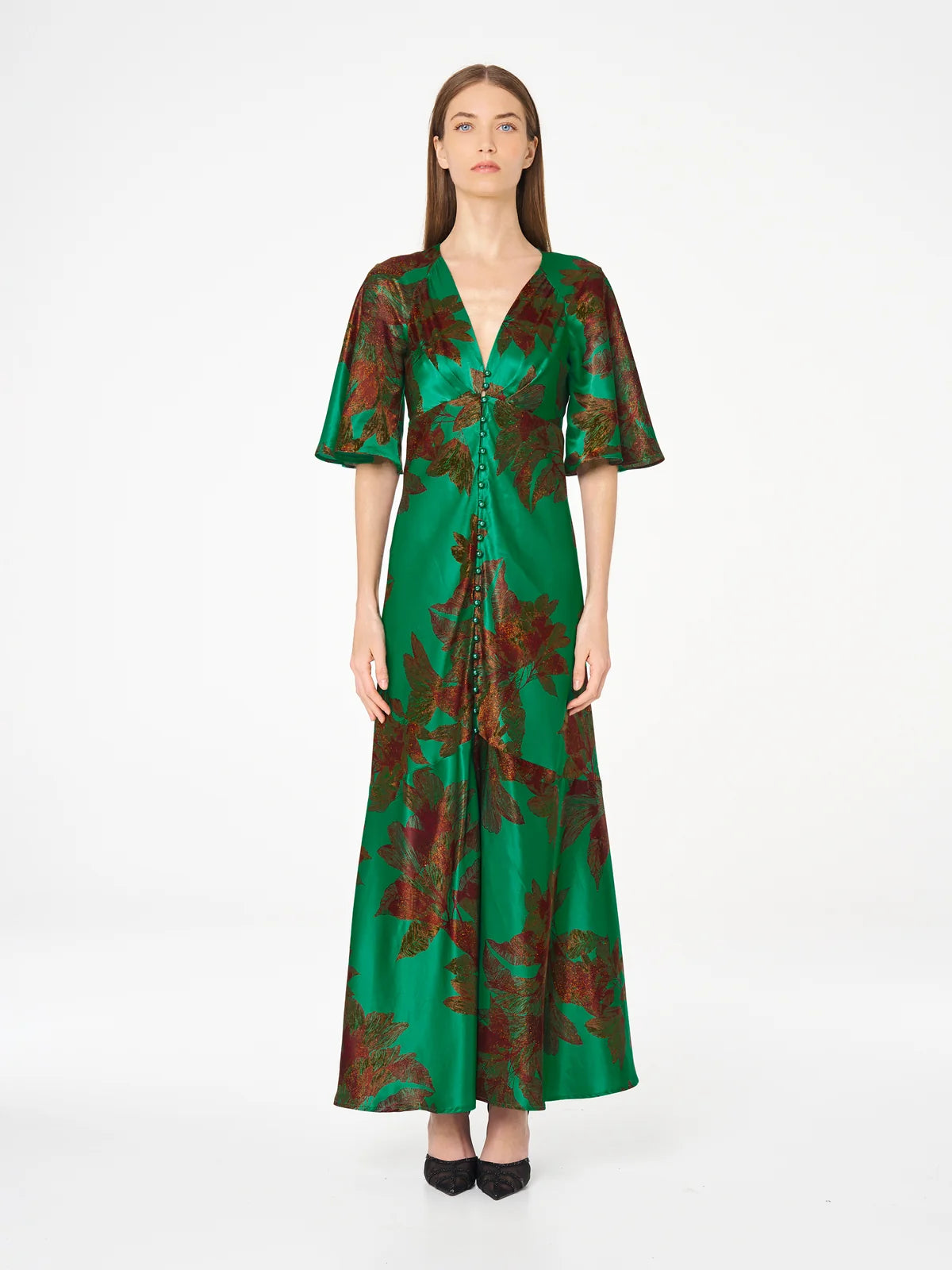Moss & Spy Flora Midi Dress