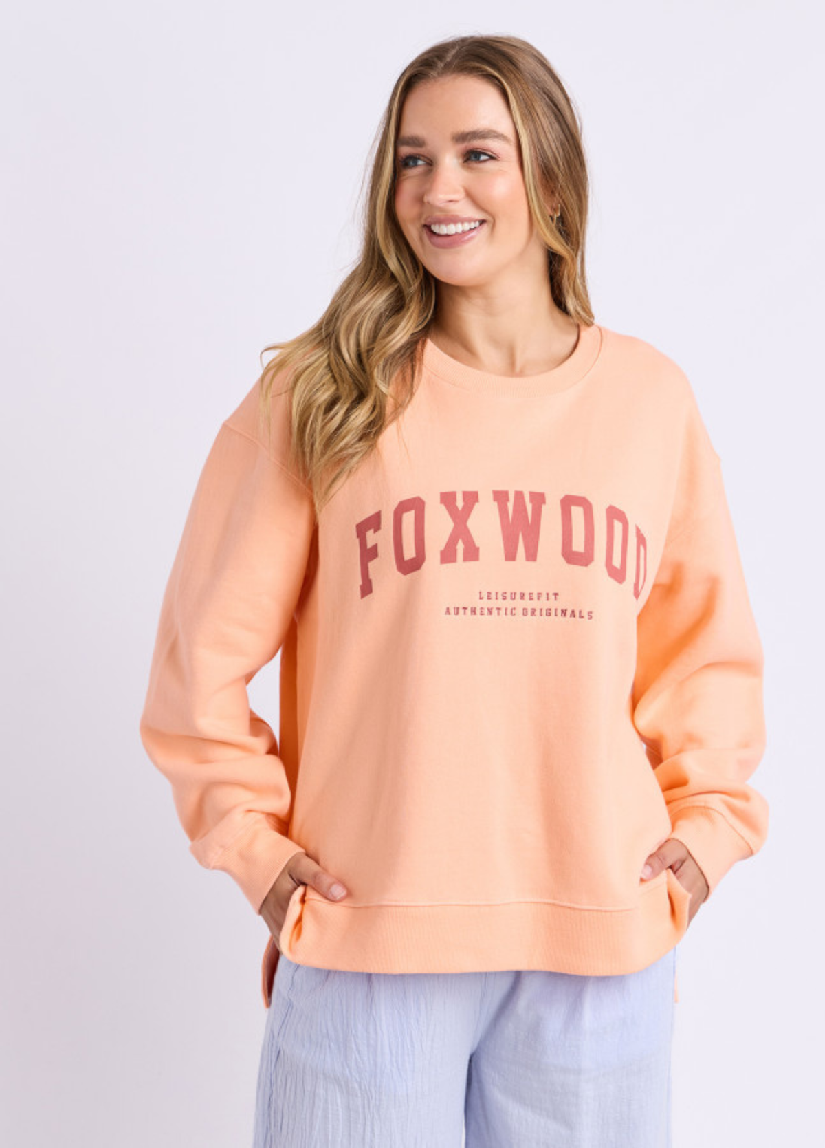 Foxwood Interval Crew - Peach