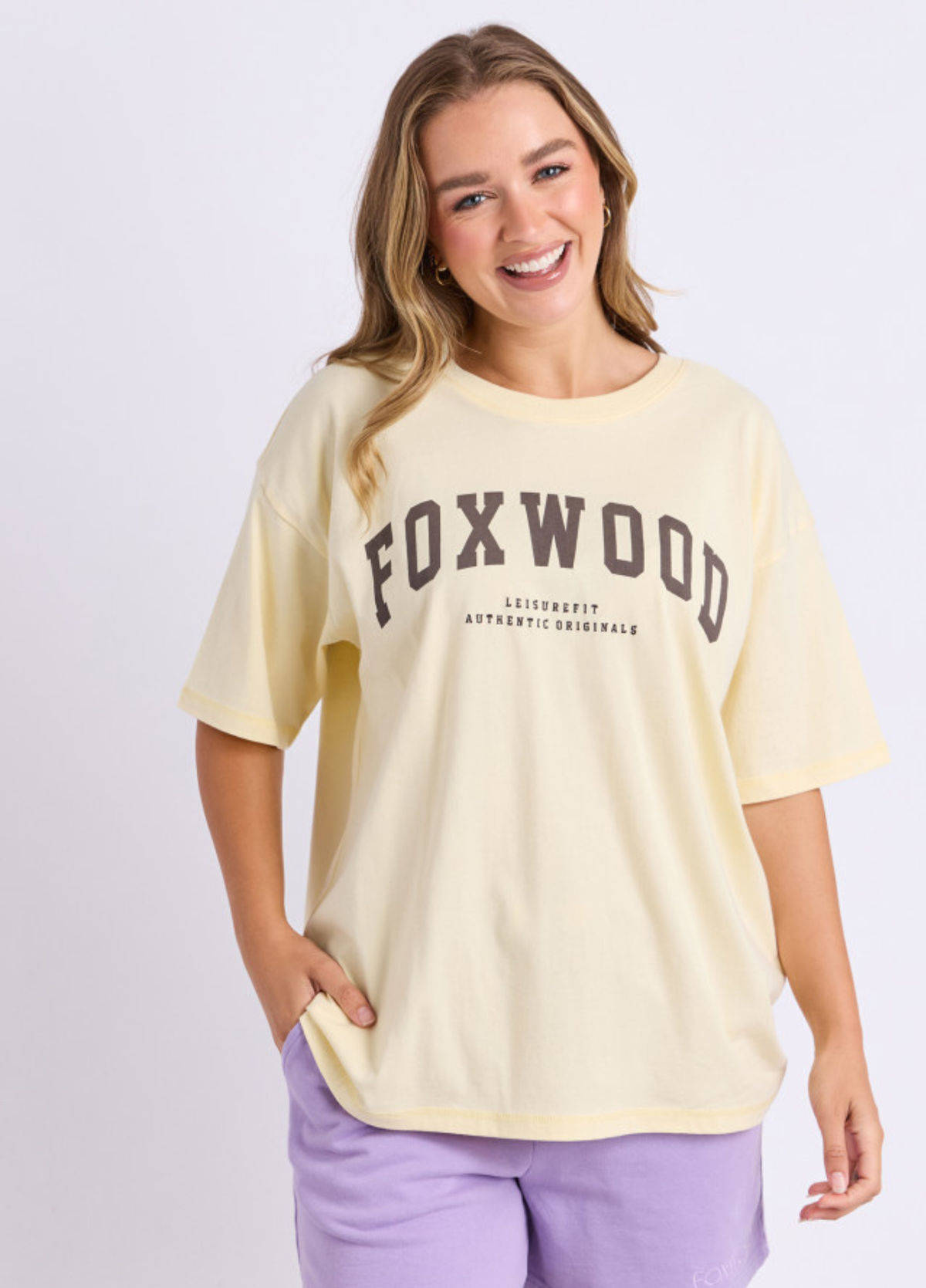 Foxwood Interval Tee - Butter Cream