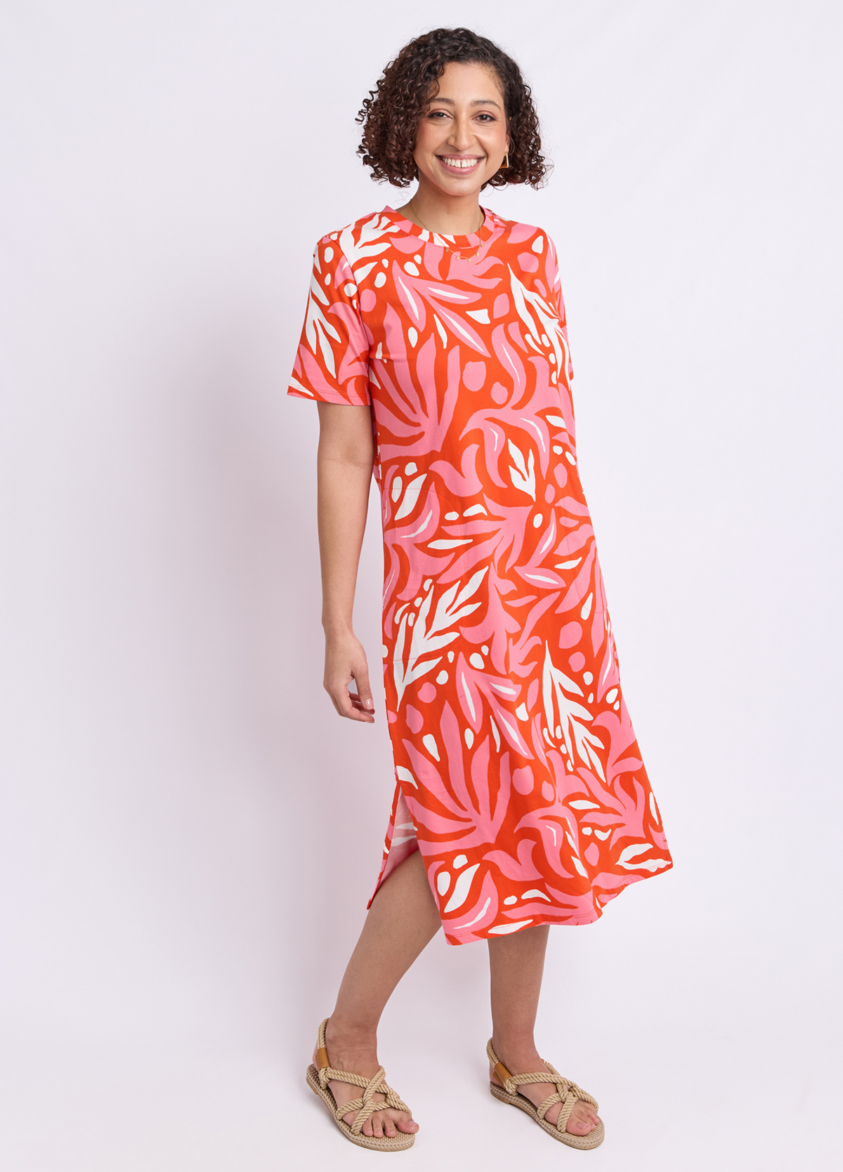 Elm Oceana Tee Dress Tangello