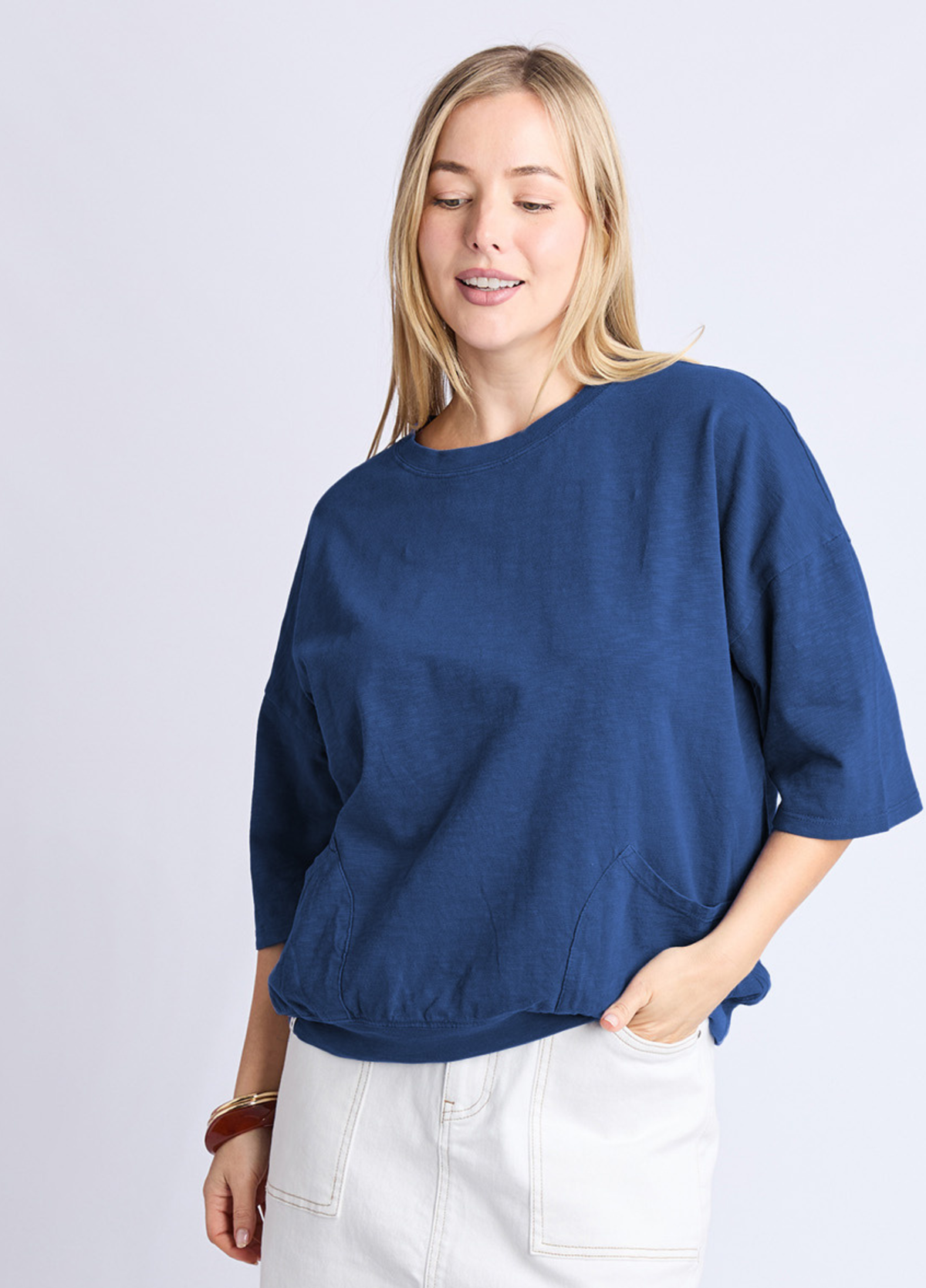Elm Mazie Sweat China Blue
