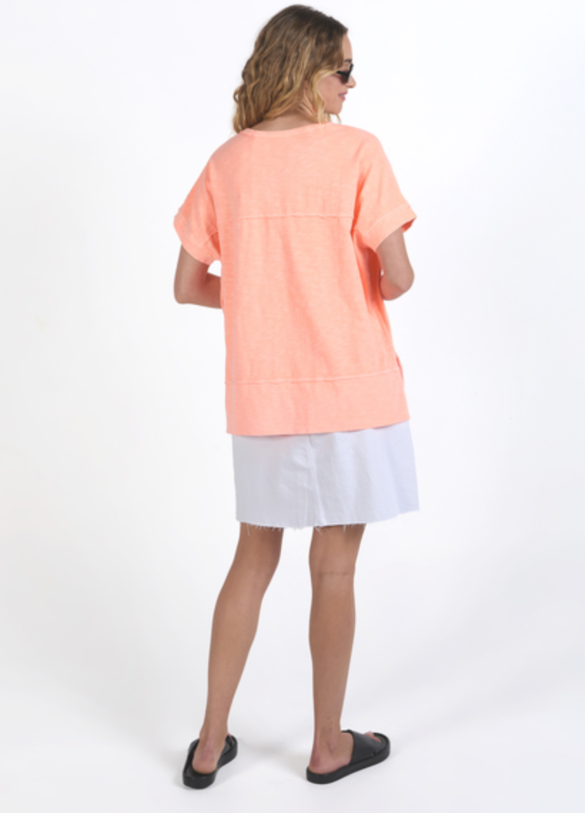 Foxwood Allison Tee -Neon Peach