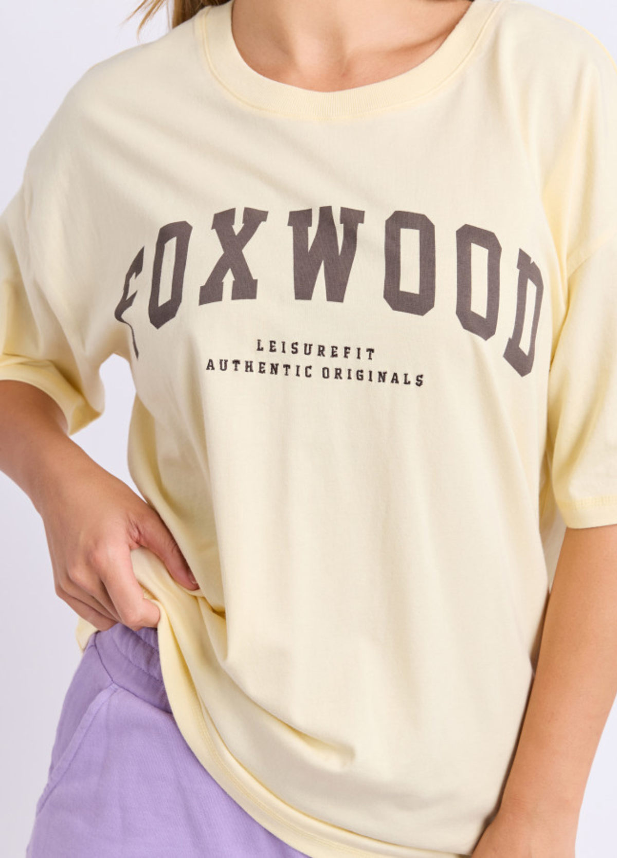 Foxwood Interval Tee - Butter Cream