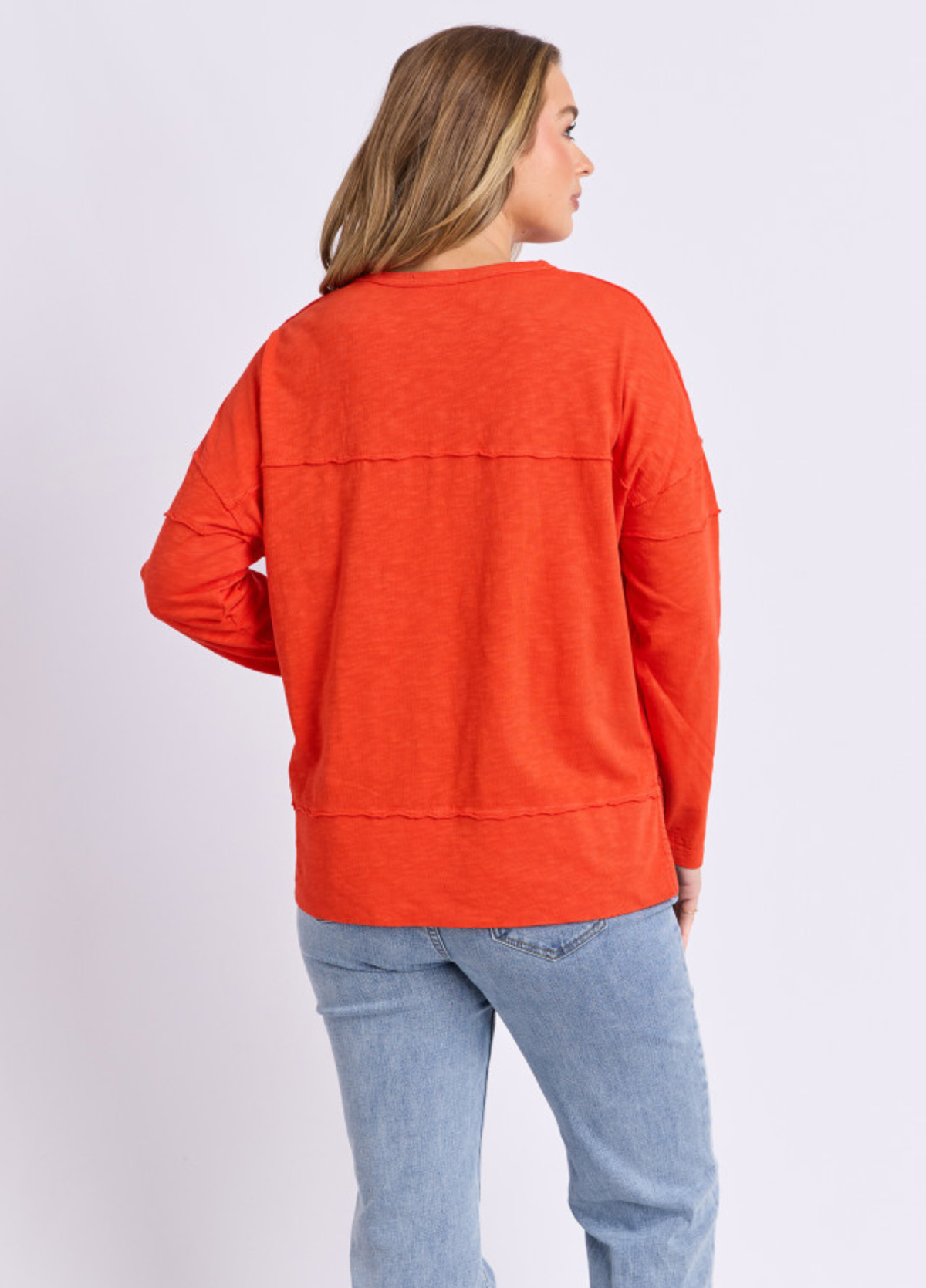 Foxwood Jayne Throw On Top - Red