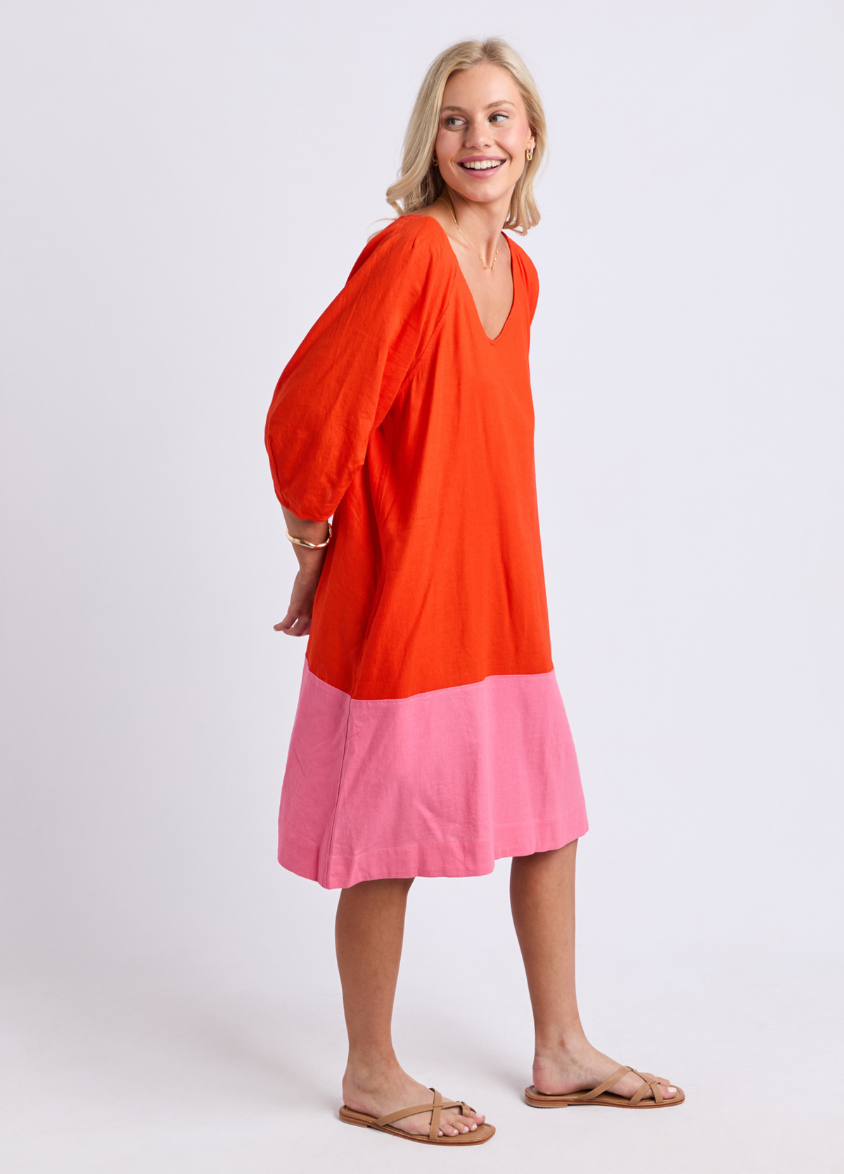 Elm Bella Dress Tangello