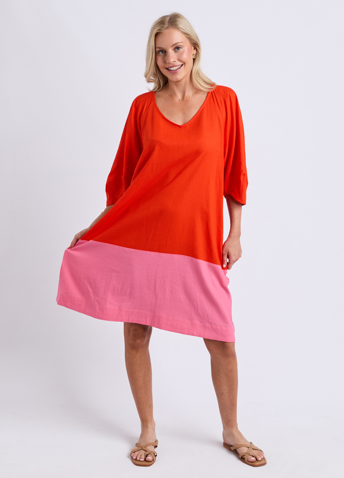 Elm Bella Dress Tangello