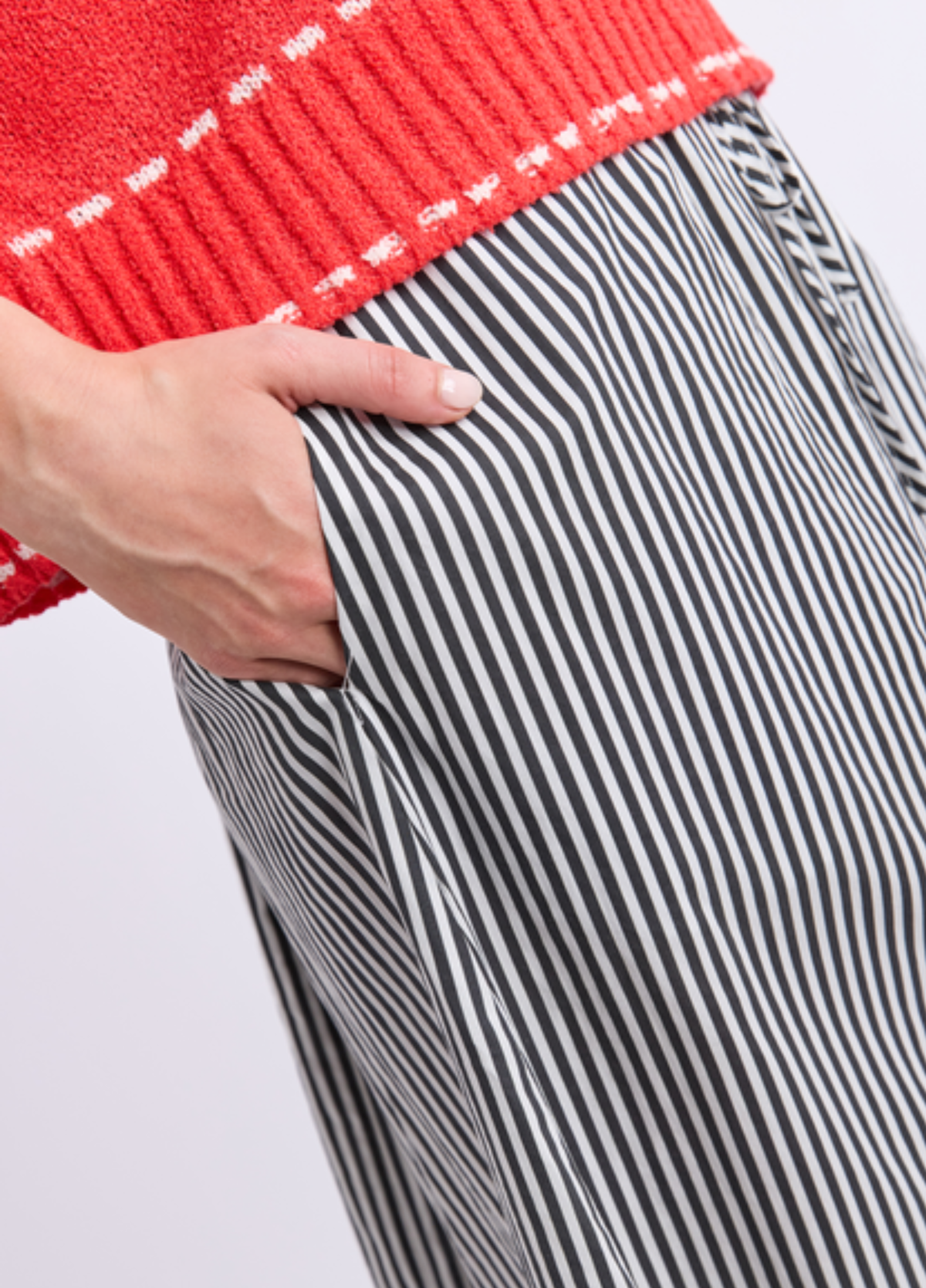 Elm The Willow Skirt Black Stripe