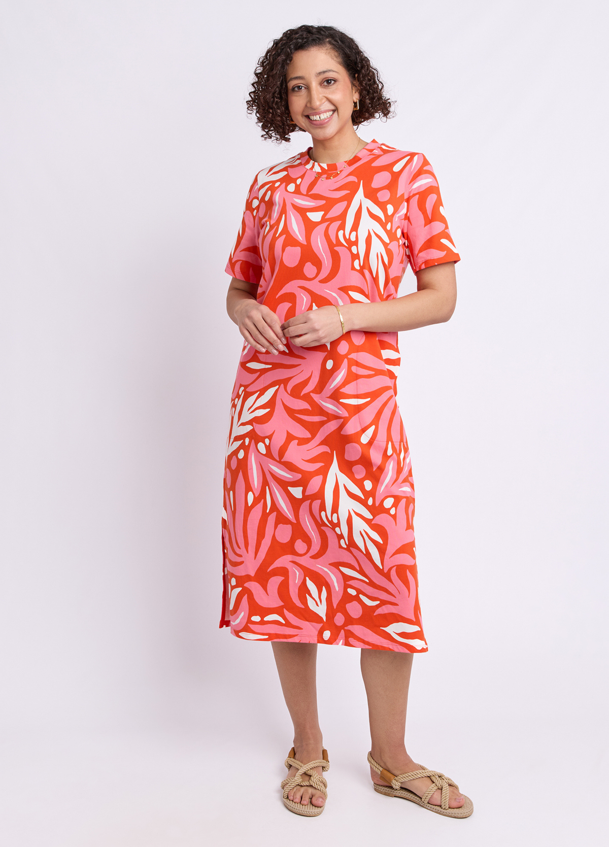 Elm Oceana Tee Dress Tangello