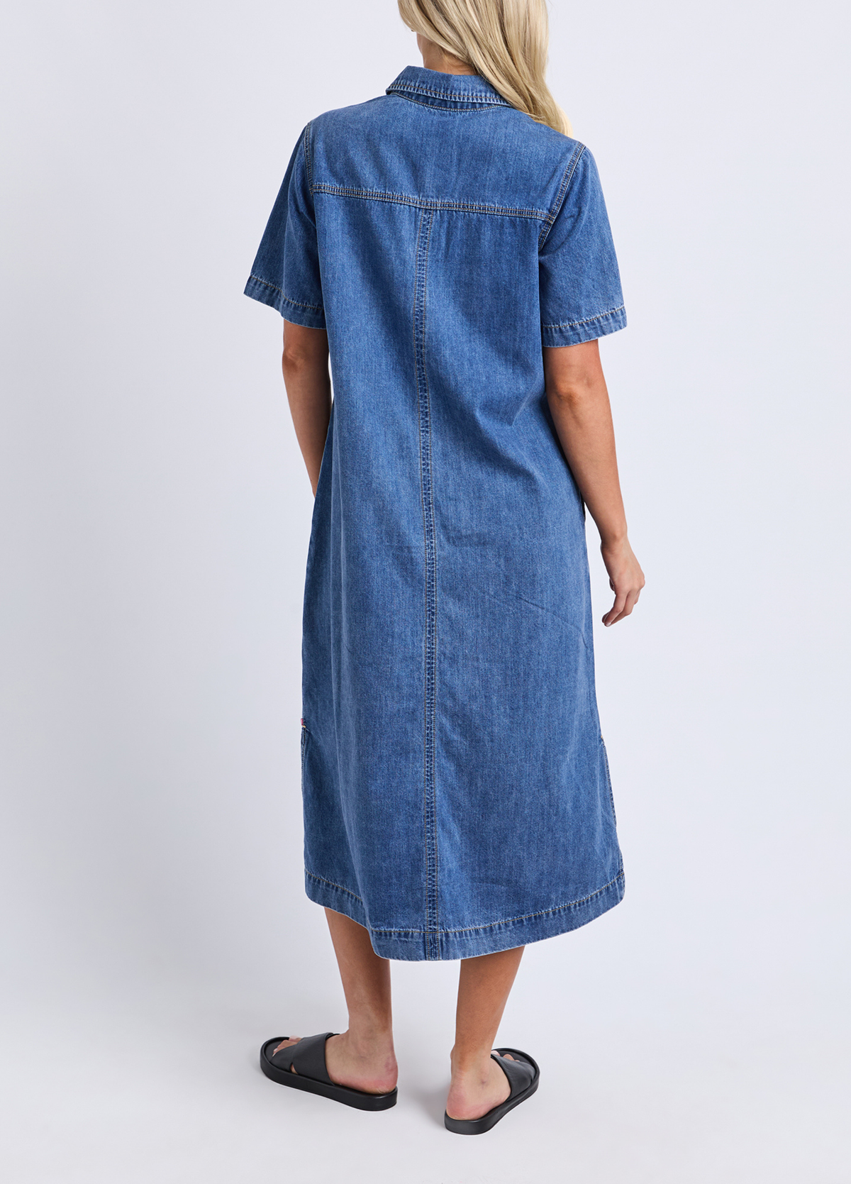 Elm AYLA Denim Midi Dress