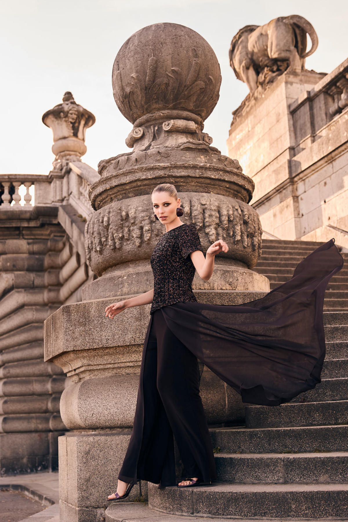 Frank Lyman Glamour Top Black