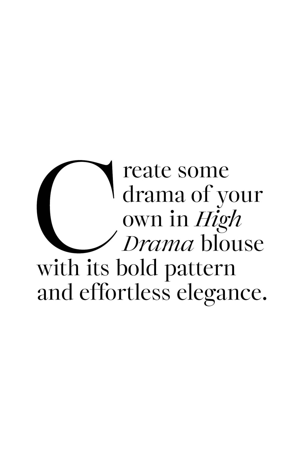 COOP High Drama Blouse