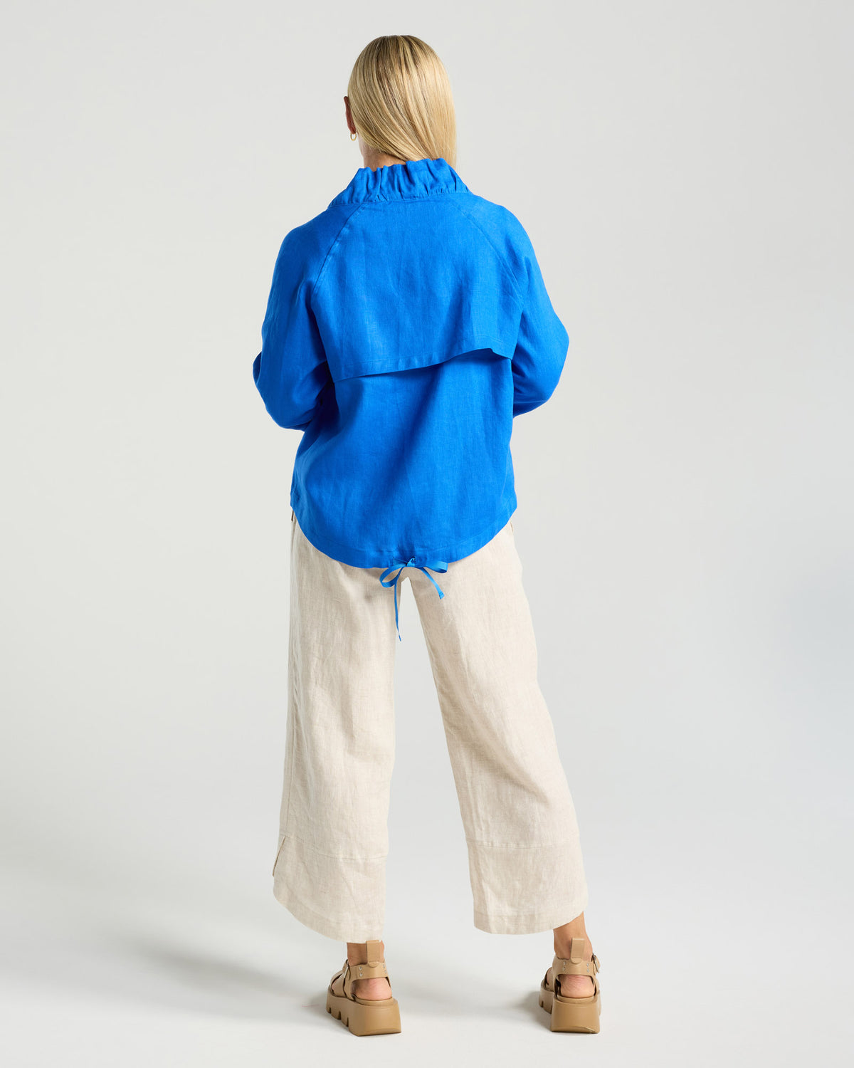 Blackstone Victoria Zip Jacket Bay Blue