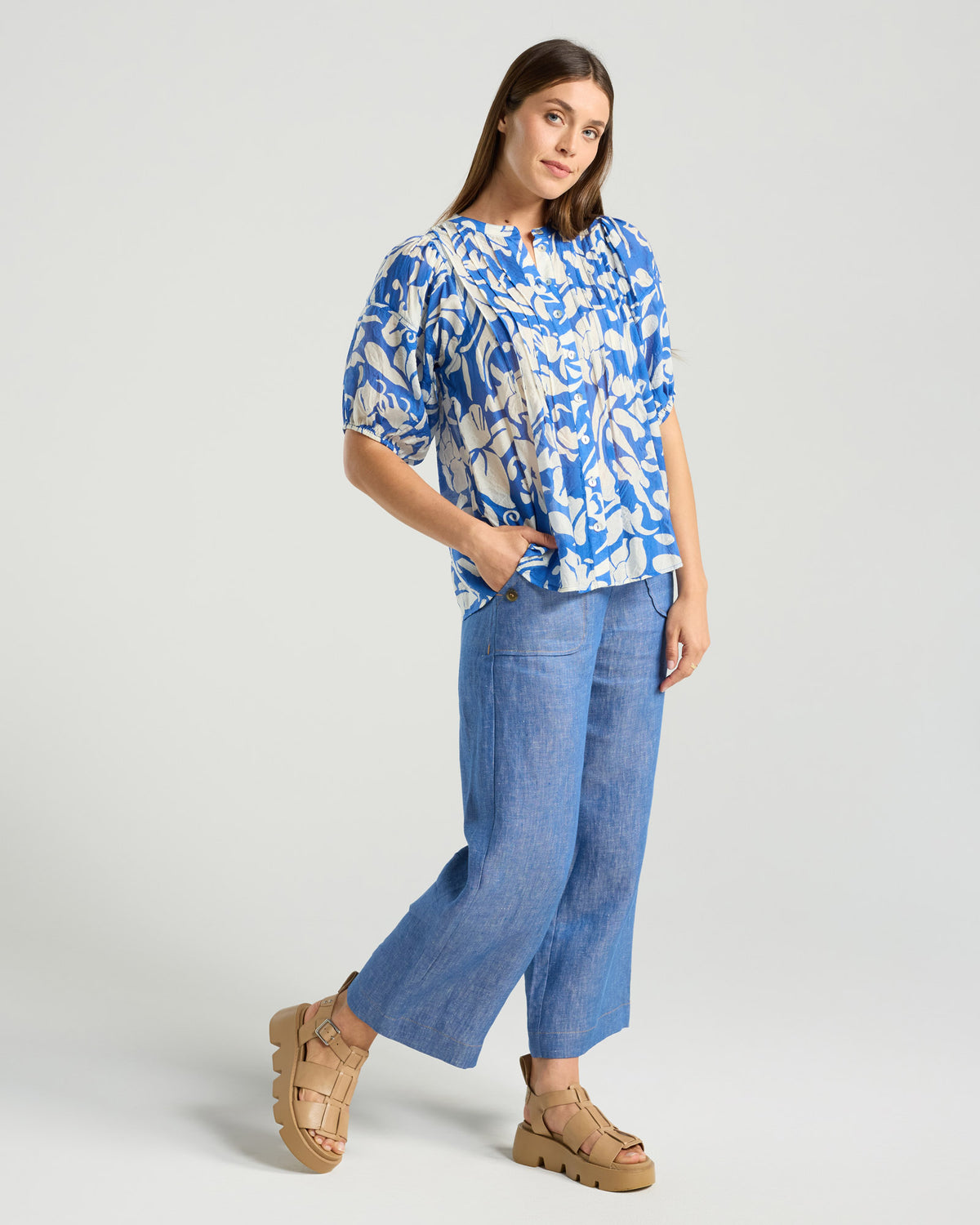 Blackstone Bridget Pintuck Top